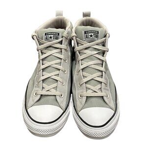 Converse Chuck Taylor All Star Gray Mid Top Street Unisex Sneakers Size 13 Mens